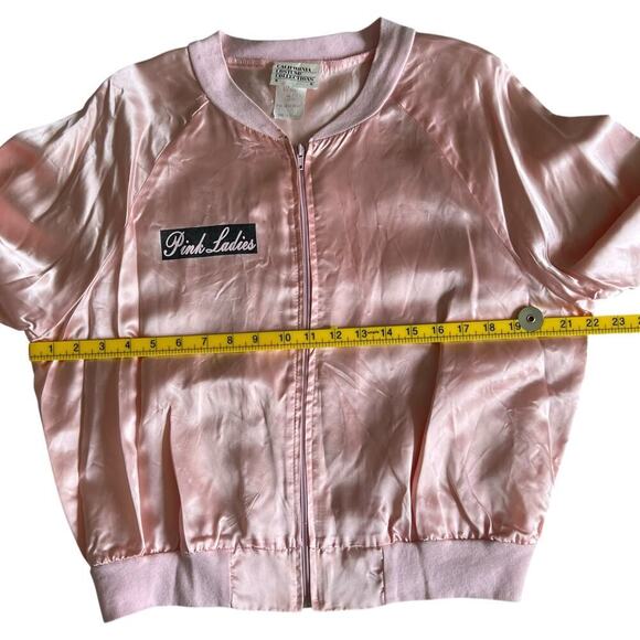 California Costume Collection Vintage Pink Ladies Jacket Large Grease 50s Retro - Picture 9 of 11